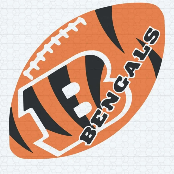 modern and bold with a sporty aesthetic Bengals logo SVG design showing excitement and pride for Cricut and Silhouette cutting machines