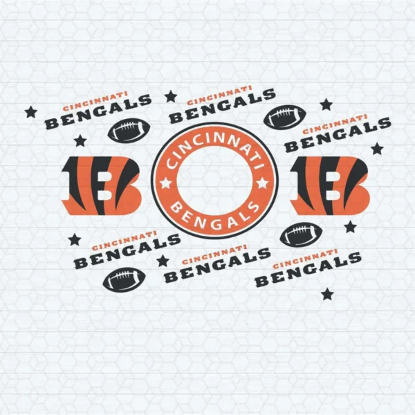 modern with bold elements Bengals logo SVG design showing excitement for Cricut and Silhouette cutting machines