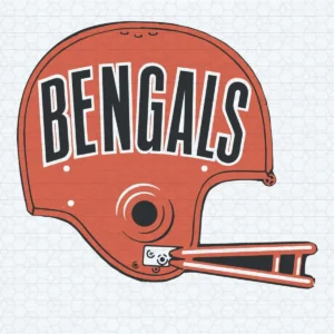 bold and modern with a vintage touch Bengals helmet SVG design showing excitement for Cricut and Silhouette cutting machines