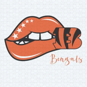 bold and modern with a playful twist Bengals classic SVG design showing excitement for Cricut and Silhouette cutting machines
