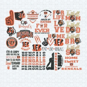 bold and modern with a vintage touch Bengals logo SVG design showing excitement and pride for Cricut and Silhouette cutting machines