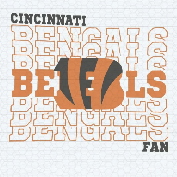 modern and bold with a touch of vintage Bengals logo SVG design showing excitement for Cricut and Silhouette cutting machines