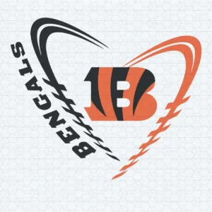 modern and bold with a dynamic feel Bengals logo SVG design showing excitement and pride for Cricut and Silhouette cutting machines
