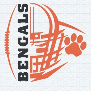 modern and bold with a hint of vintage elements Bengals logo SVG design showing excitement and pride for Cricut and Silhouette cutting machines