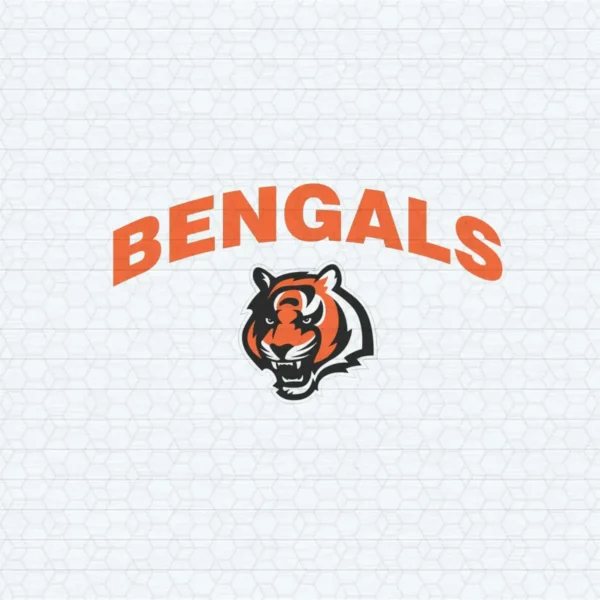 modern and bold with a touch of vintage Bengals logo SVG design showing excitement and pride for Cricut and Silhouette cutting machines