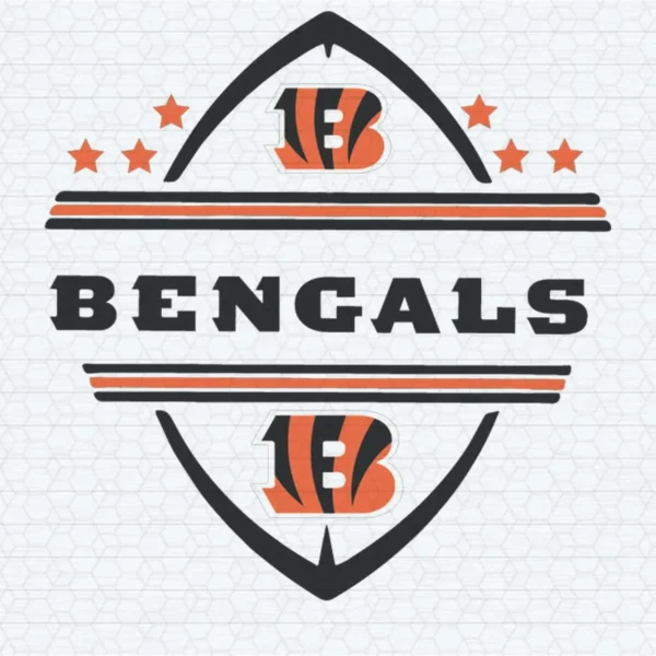 modern with a bold aesthetic Bengals logo SVG design showing excitement for Cricut and Silhouette cutting machines