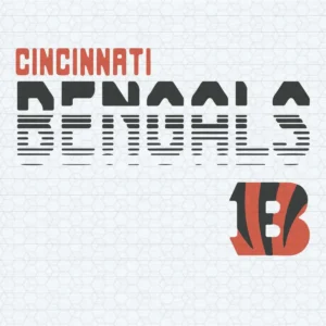 modern and bold with a hint of vintage Bengals logo SVG design showing excitement and pride for Cricut and Silhouette cutting machines