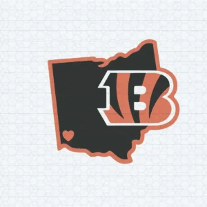 modern and bold with a touch of vintage Bengals logo SVG design showing excitement and pride for Cricut and Silhouette cutting machines