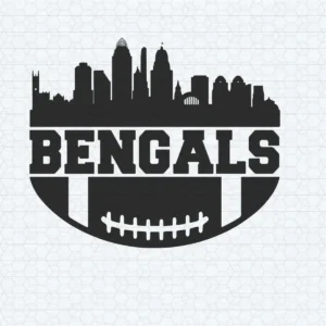 modern with a bold aesthetic Bengals logo SVG design showing excitement and pride for Cricut and Silhouette cutting machines