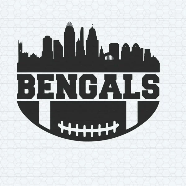 modern with a bold aesthetic Bengals logo SVG design showing excitement and pride for Cricut and Silhouette cutting machines