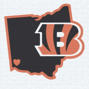 modern and bold with a hint of vintage flair Bengals logo SVG design showing excitement and pride for Cricut and Silhouette cutting machines
