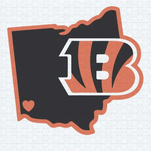 modern and bold with a hint of vintage flair Bengals logo SVG design showing excitement and pride for Cricut and Silhouette cutting machines