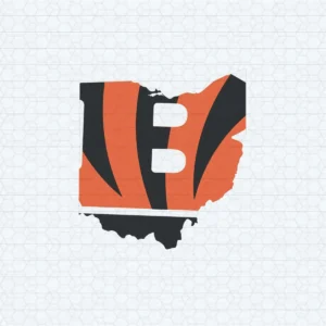 modern and bold with a hint of vintage Bengals logo SVG design showing excitement and pride for Cricut and Silhouette cutting machines