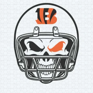 bold and modern with a touch of vintage Bengals helmet SVG design showing excitement and pride for Cricut and Silhouette cutting machines