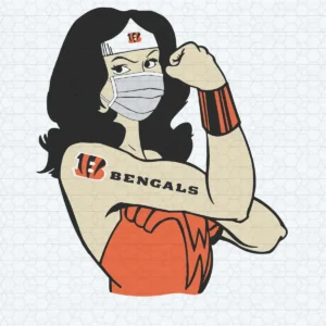 modern with a bold and playful twist Bengals classic SVG design showing empowerment and pride for Cricut and Silhouette cutting machines