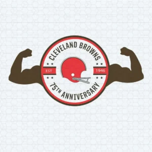 vintage with a modern twist, featuring bold and muscular elements Browns classic SVG design showing pride and resilience for Cricut and Silhouette cutting machines