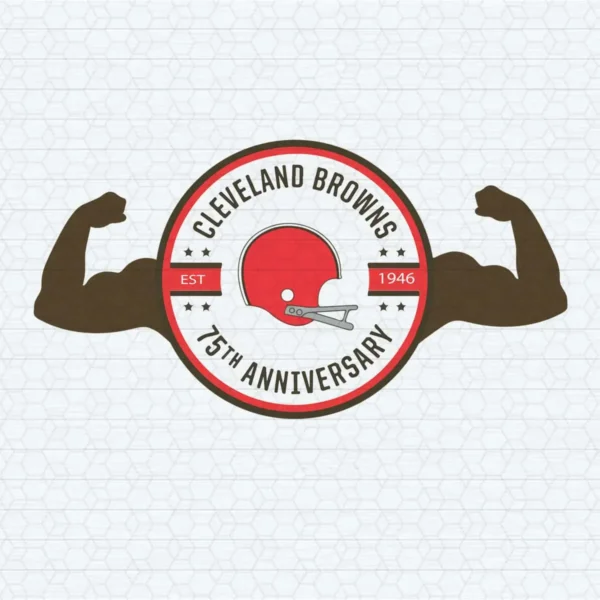 vintage with a modern twist, featuring bold and muscular elements Browns classic SVG design showing pride and resilience for Cricut and Silhouette cutting machines