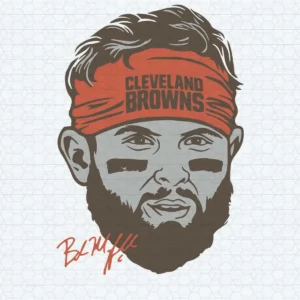 vintage with a modern twist, featuring bold lines and a stylized representation of a player Browns classic SVG design showing pride and nostalgia for Cricut and Silhouette cutting machines