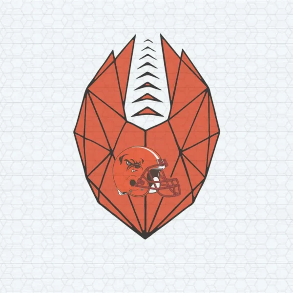 modern with geometric influences Browns logo SVG design showing pride for Cricut and Silhouette cutting machines
