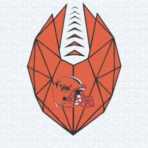 modern with geometric influences, combining bold shapes and clean lines Browns logo SVG design showing pride and resilience for Cricut and Silhouette cutting machines