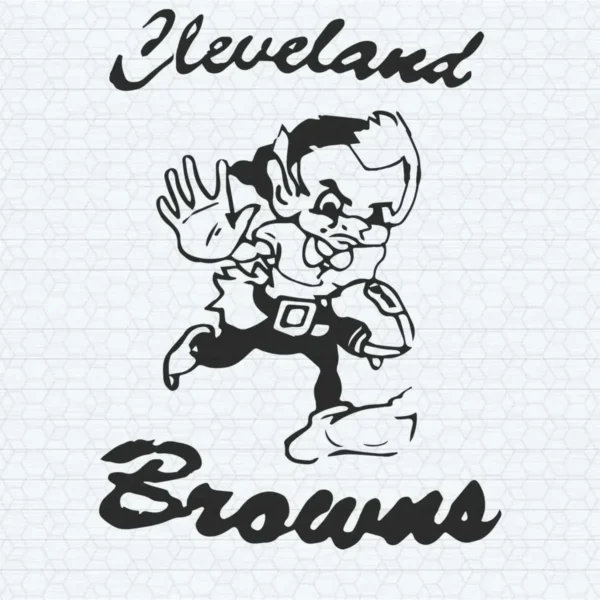 vintage Browns classic SVG design showing nostalgia for Cricut and Silhouette cutting machines