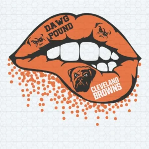 bold and modern with a playful twist Browns classic SVG design showing excitement and camaraderie for Cricut and Silhouette cutting machines