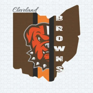 vintage with a modern twist, featuring bold elements Browns classic SVG design showing pride and nostalgia for Cricut and Silhouette cutting machines