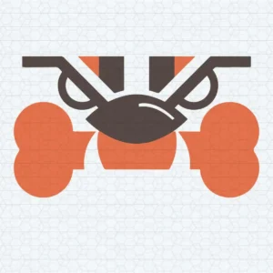 modern with a bold and minimalist approach Browns classic SVG design showing pride and loyalty for Cricut and Silhouette cutting machines