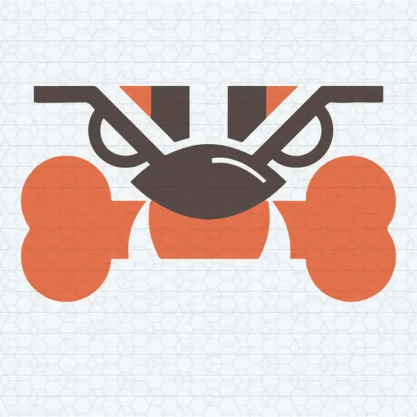 modern with a bold and minimalist approach Browns classic SVG design showing pride and loyalty for Cricut and Silhouette cutting machines