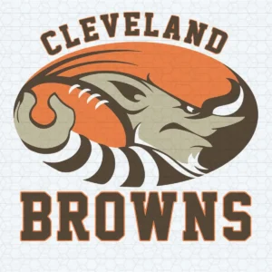 vintage with a modern twist, featuring bold and dynamic elements Browns logo SVG design showing pride and nostalgia for Cricut and Silhouette cutting machines