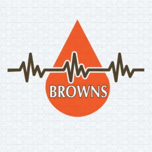 modern with a vintage touch, featuring bold lines and a dynamic layout Browns classic SVG design showing pride and resilience for Cricut and Silhouette cutting machines