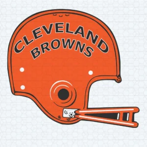 vintage Browns helmet SVG design showing nostalgia for Cricut and Silhouette cutting machines