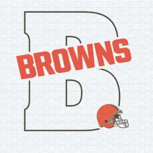 modern with a bold and minimalist approach Browns classic SVG design showing pride and resilience for Cricut and Silhouette cutting machines
