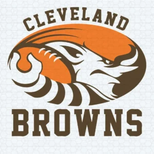 vintage with a modern twist, featuring bold lines and dynamic shapes Browns classic SVG design showing pride for Cricut and Silhouette cutting machines