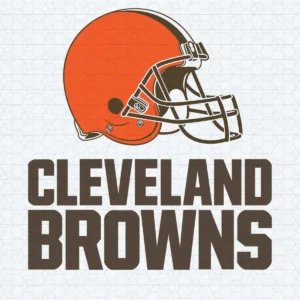 modern with a vintage touch Browns helmet SVG design showing nostalgia for Cricut and Silhouette cutting machines