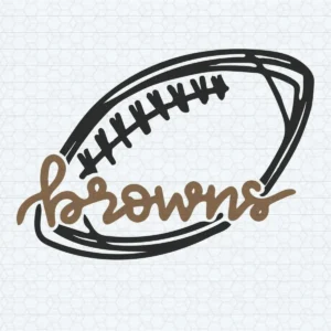 modern with a touch of vintage Browns logo SVG design showing nostalgia and pride for Cricut and Silhouette cutting machines