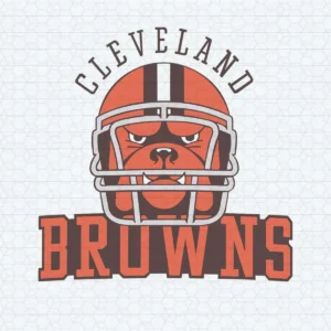 vintage with a modern twist, featuring bold and playful elements Browns mascot SVG design showing pride and nostalgia for Cricut and Silhouette cutting machines