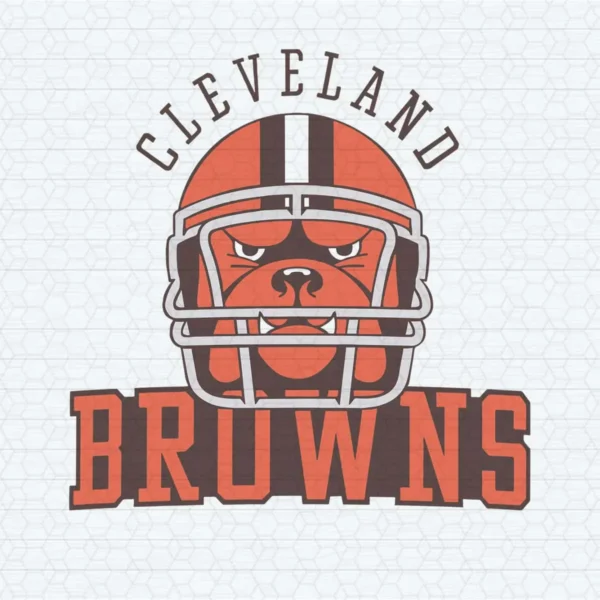 vintage with a modern twist, featuring bold and playful elements Browns mascot SVG design showing pride and nostalgia for Cricut and Silhouette cutting machines