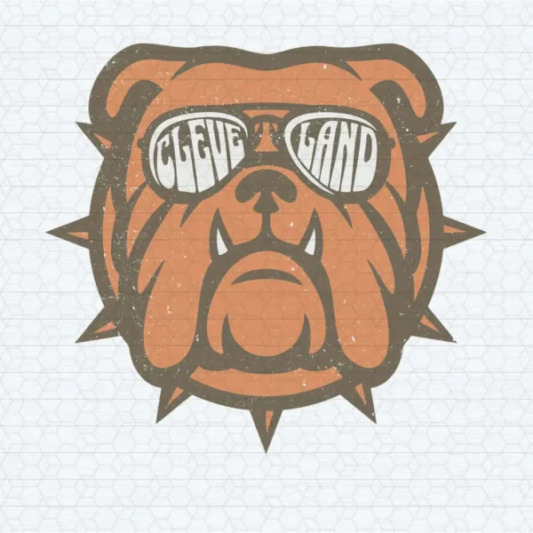 vintage with a bold, playful twist Browns mascot SVG design showing nostalgia and pride for Cricut and Silhouette cutting machines
