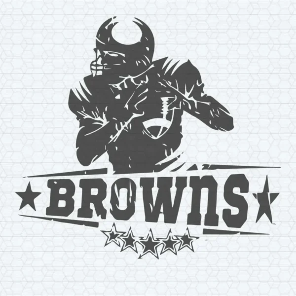 vintage Browns classic SVG design showing nostalgia for Cricut and Silhouette cutting machines
