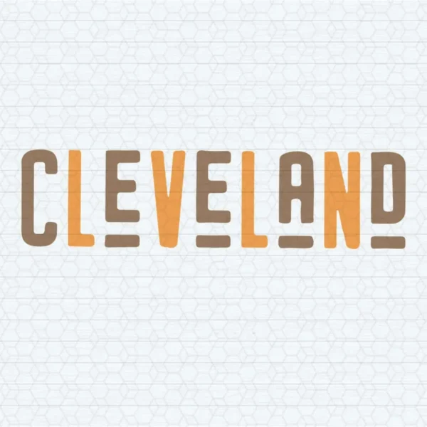 modern with a vintage touch, emphasizing boldness and simplicity Browns classic SVG design showing pride for Cricut and Silhouette cutting machines