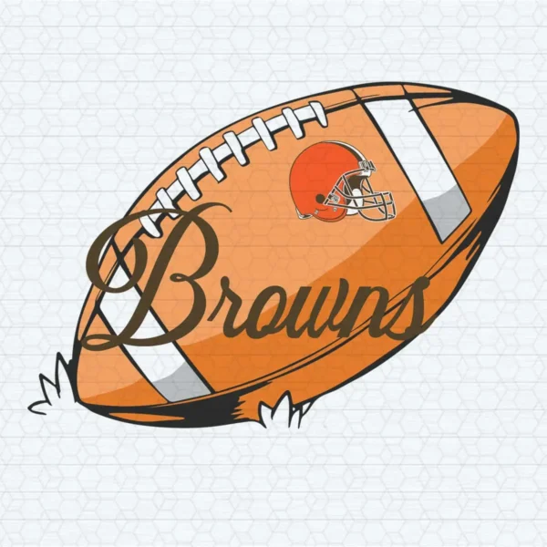 vintage with a modern twist, featuring bold lines and playful elements Browns classic SVG design showing nostalgia and pride for Cricut and Silhouette cutting machines
