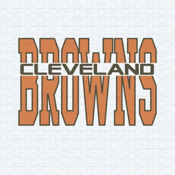 bold and modern with a vintage touch Browns logo SVG design showing pride for Cricut and Silhouette cutting machines