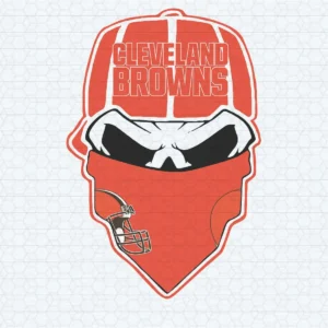 bold and modern with a vintage twist Browns skull SVG design showing pride and resilience for Cricut and Silhouette cutting machines
