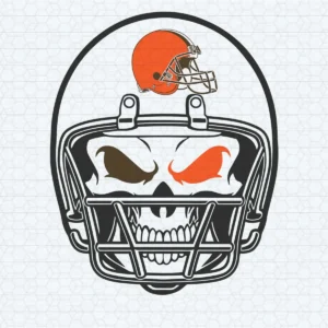 bold and edgy, with a vintage touch Browns helmet SVG design showing pride and resilience for Cricut and Silhouette cutting machines