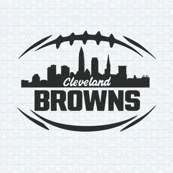 modern with a vintage touch, emphasizing bold lines and clear shapes Browns classic SVG design showing pride and nostalgia for Cricut and Silhouette cutting machines