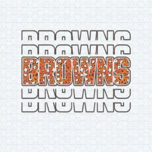 vintage with a bold and playful twist Browns classic SVG design showing nostalgia and pride for Cricut and Silhouette cutting machines