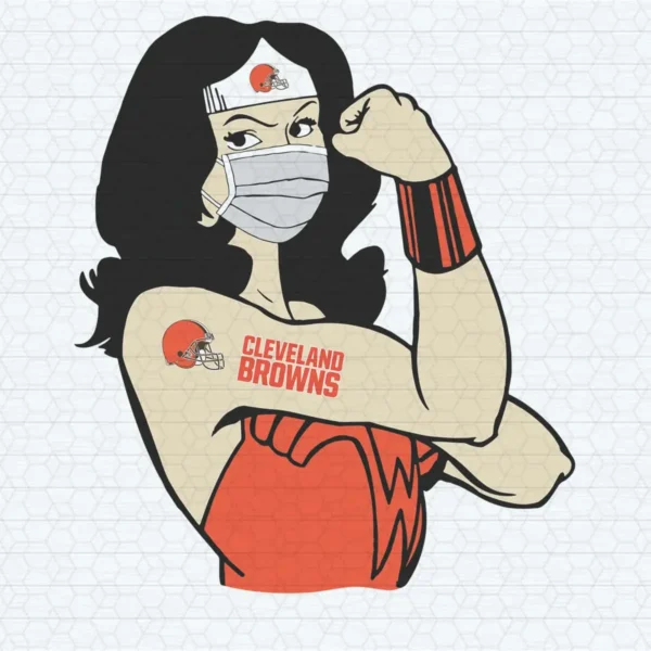 modern with a playful twist, incorporating elements of pop culture Browns classic SVG design showing pride and resilience for Cricut and Silhouette cutting machines