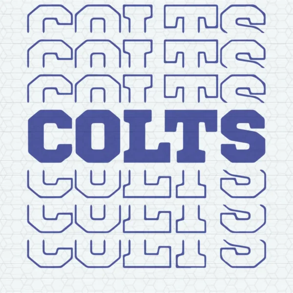 modern with a bold and minimalist approach Colts logo SVG design showing pride for Cricut and Silhouette cutting machines