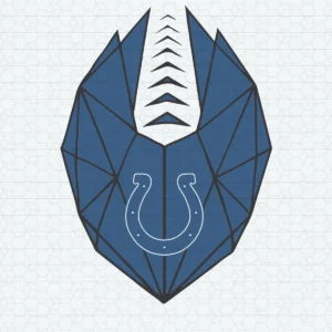 modern with geometric influences Colts classic SVG design showing pride for Cricut and Silhouette cutting machines